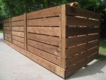 Large Wooden Compost Bin